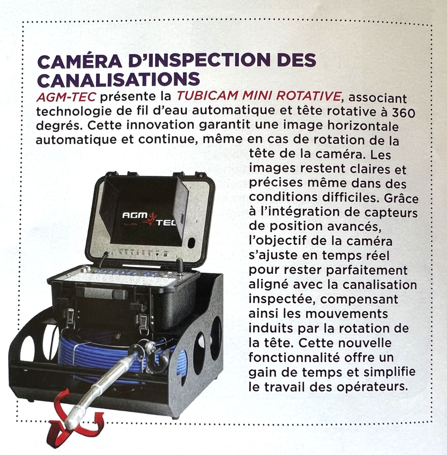 La caméra d'inspection de canalisation : l'outil phare du plombier - Blog  Matériel De Pro